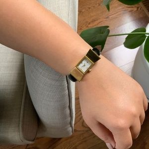 KATE SPADE Watch Black and Gold Bow. No Box.